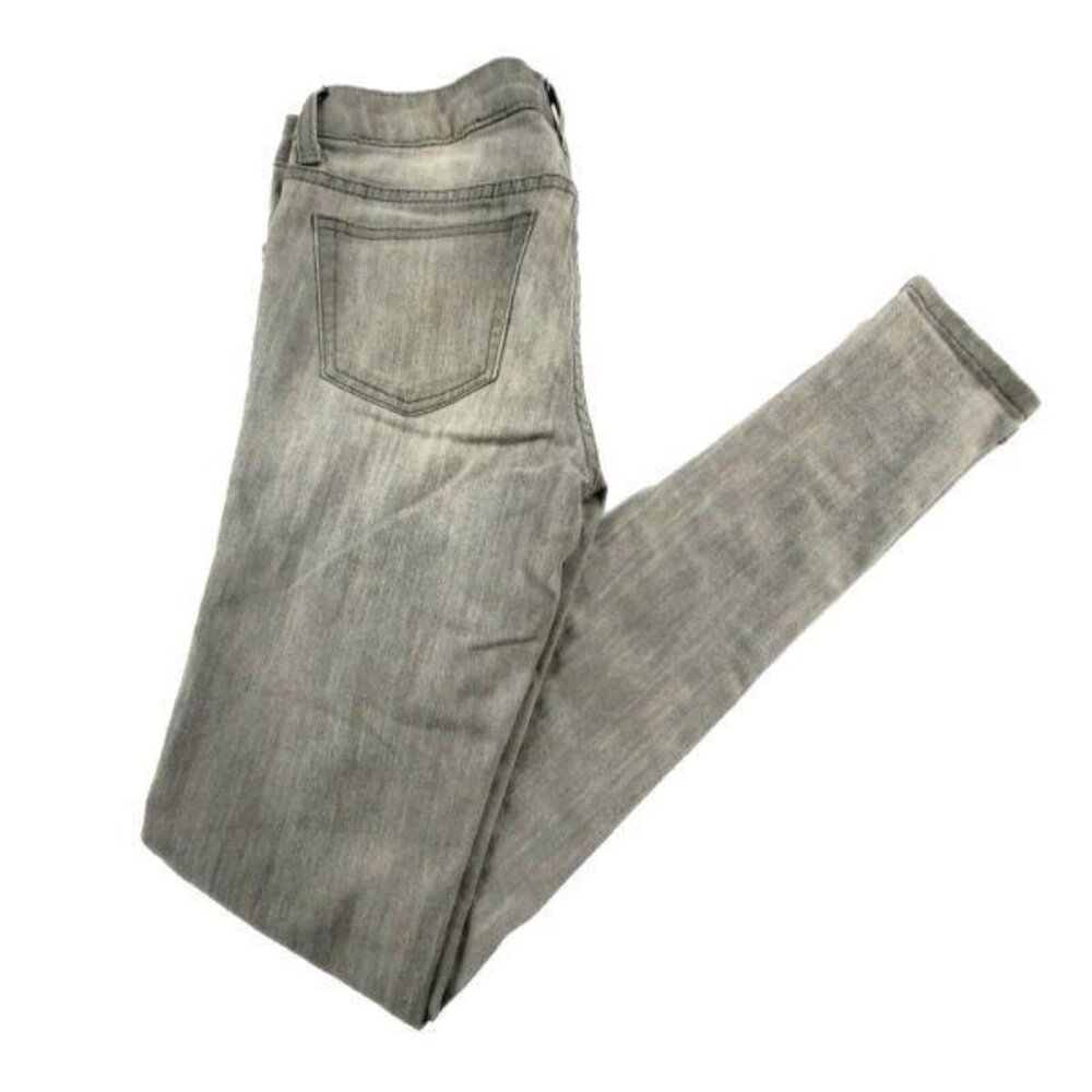 Jennifer Lopez Skinny Jeans Womens Size 0 Low Rise Gray Denim Pants JLO